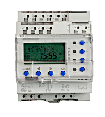 BZT27664 - Digital 4 channel Astro- and year time switch 4MW